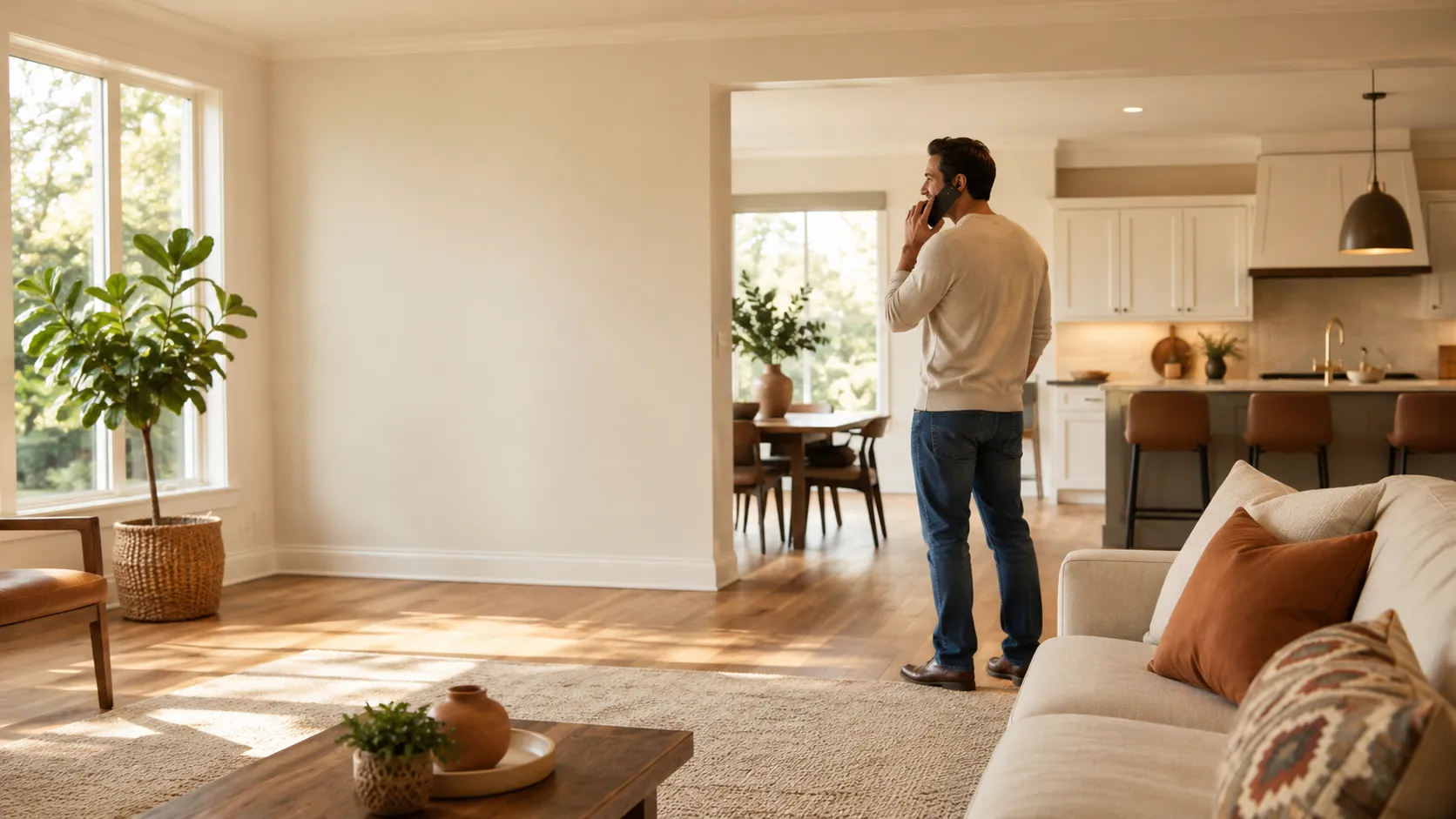 A Houston home with a vetted electrician and plumber arriving