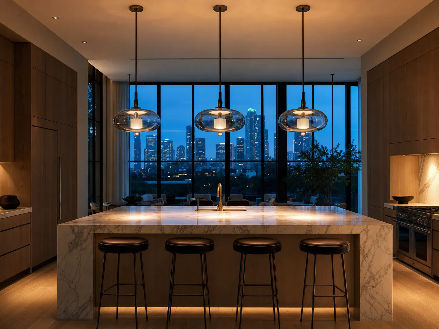 A heirloom chandelier installed in a luxury Houston home