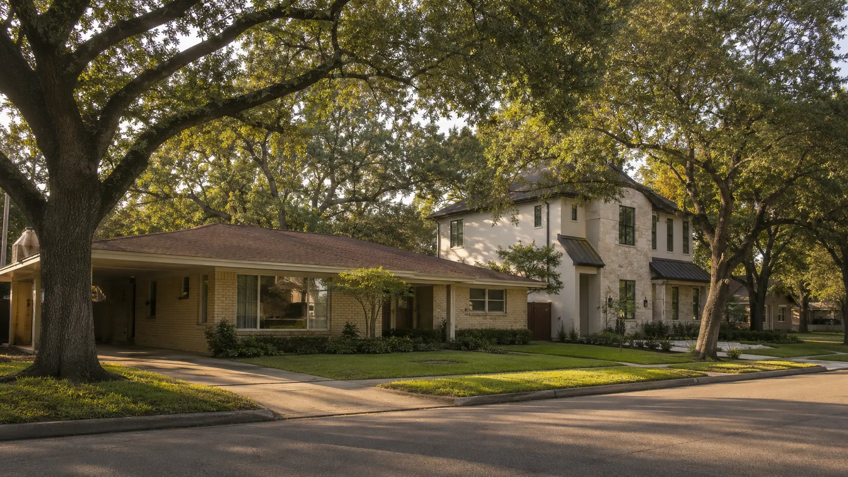 A licensed electrician upgrading a service panel on a mid-century Spring Branch Houston ranch home